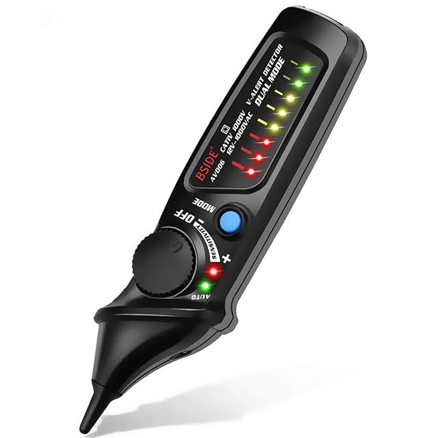 BSIDE AVD06 Spannungsprüfer mit mehrfarbiger LED-Stärkeanzeige