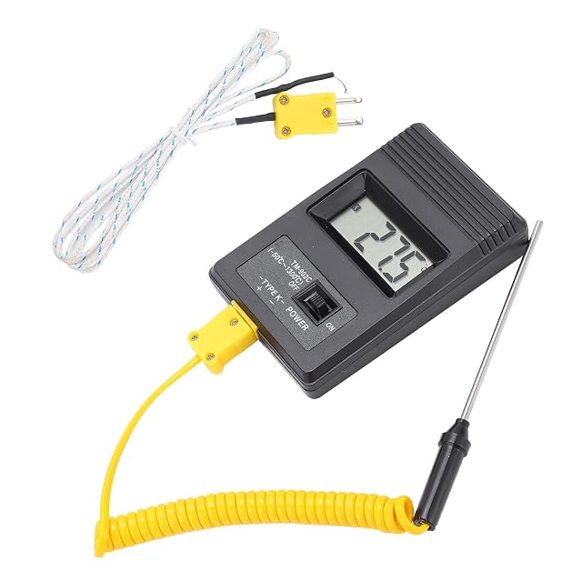 Leopacat TM-902C Thermoelement-Handthermometer mit seinem Drahtfühler